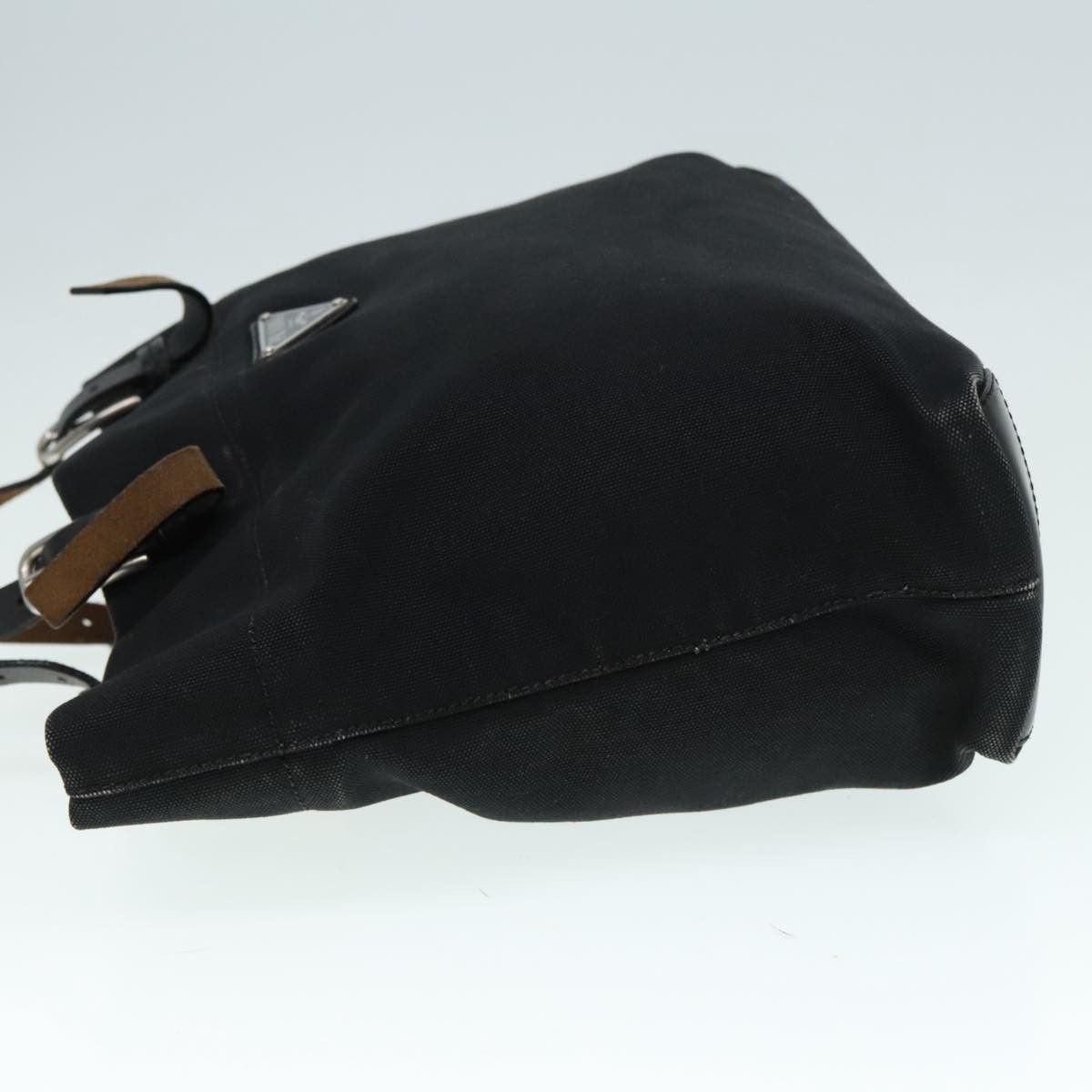 Prada Black Canvas Tote Bag (Pre-Owned) Size ONE SIZE - 4 Thumbnail