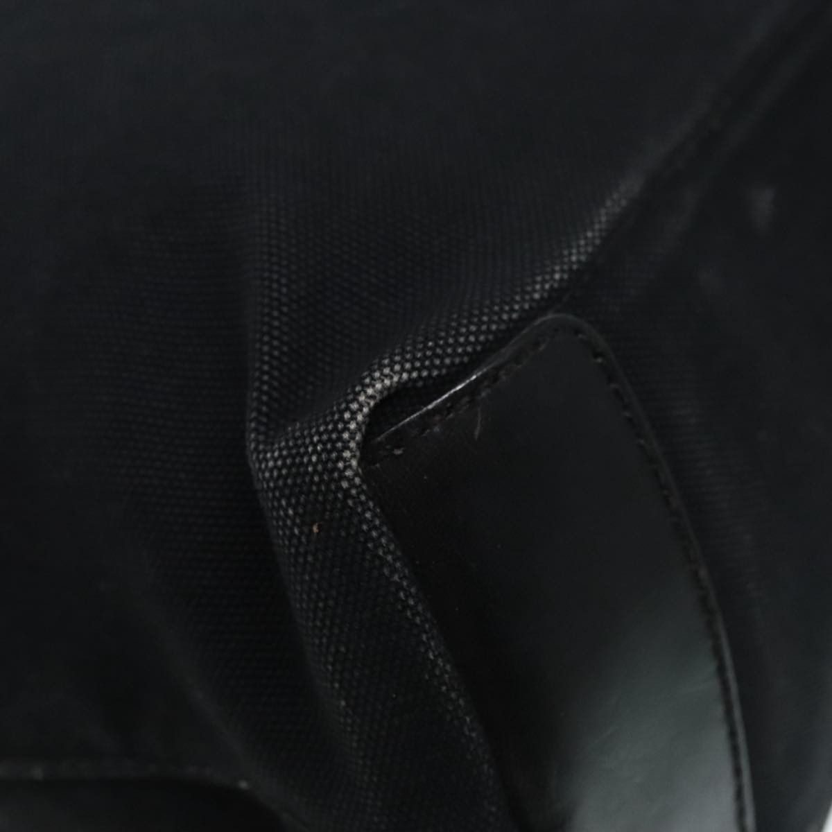 Prada Black Canvas Tote Bag (Pre-Owned) Size ONE SIZE - 9 Thumbnail