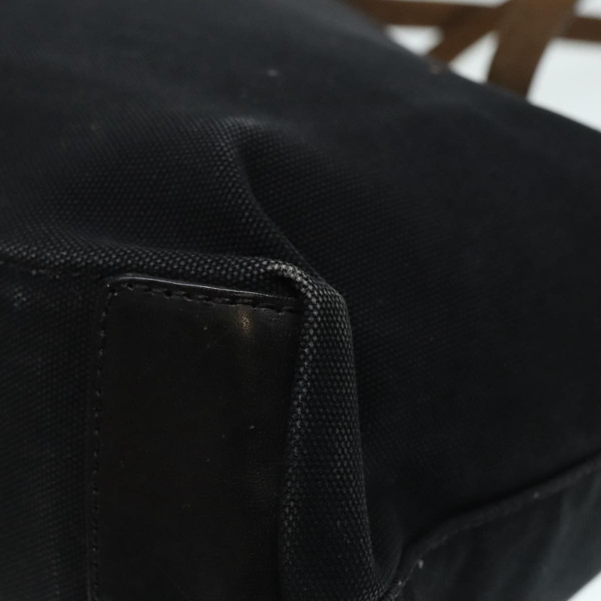 Prada Black Canvas Tote Bag (Pre-Owned) Size ONE SIZE - 8 Thumbnail