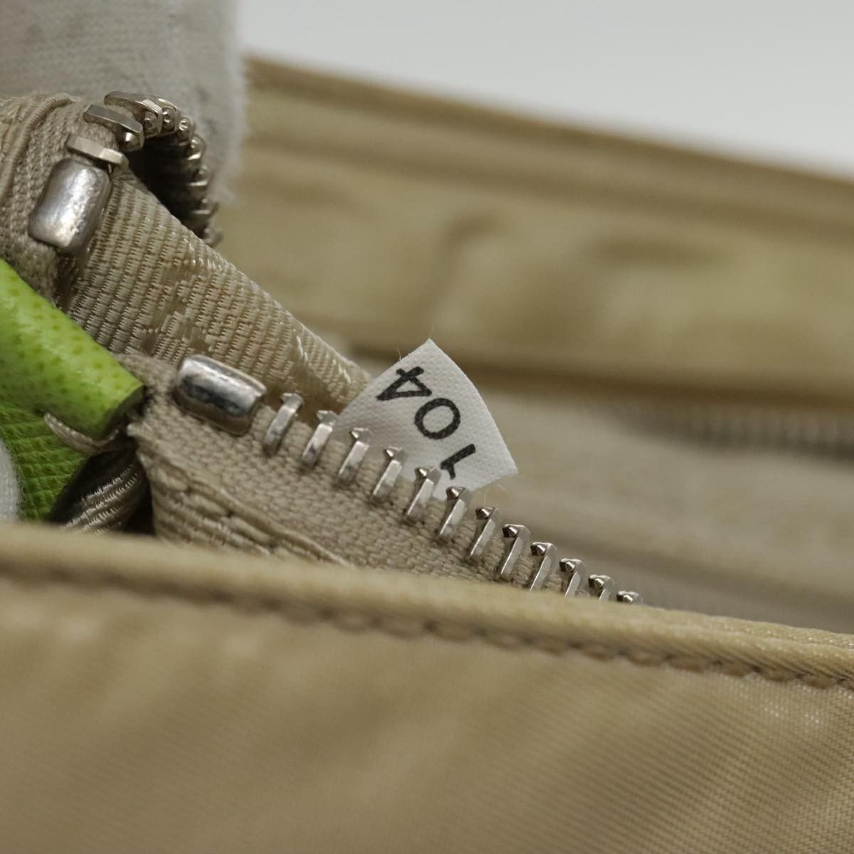 Prada Beige Canvas Shoulder Bag (Pre-Owned) Size ONE SIZE - 14 Thumbnail