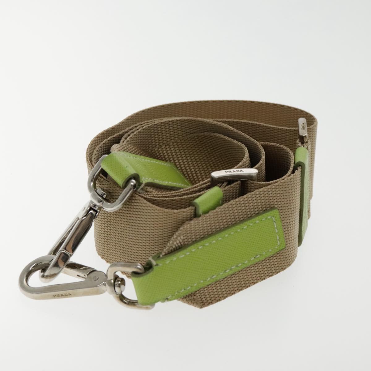 Prada Beige Canvas Shoulder Bag (Pre-Owned) Size ONE SIZE - 16 Thumbnail