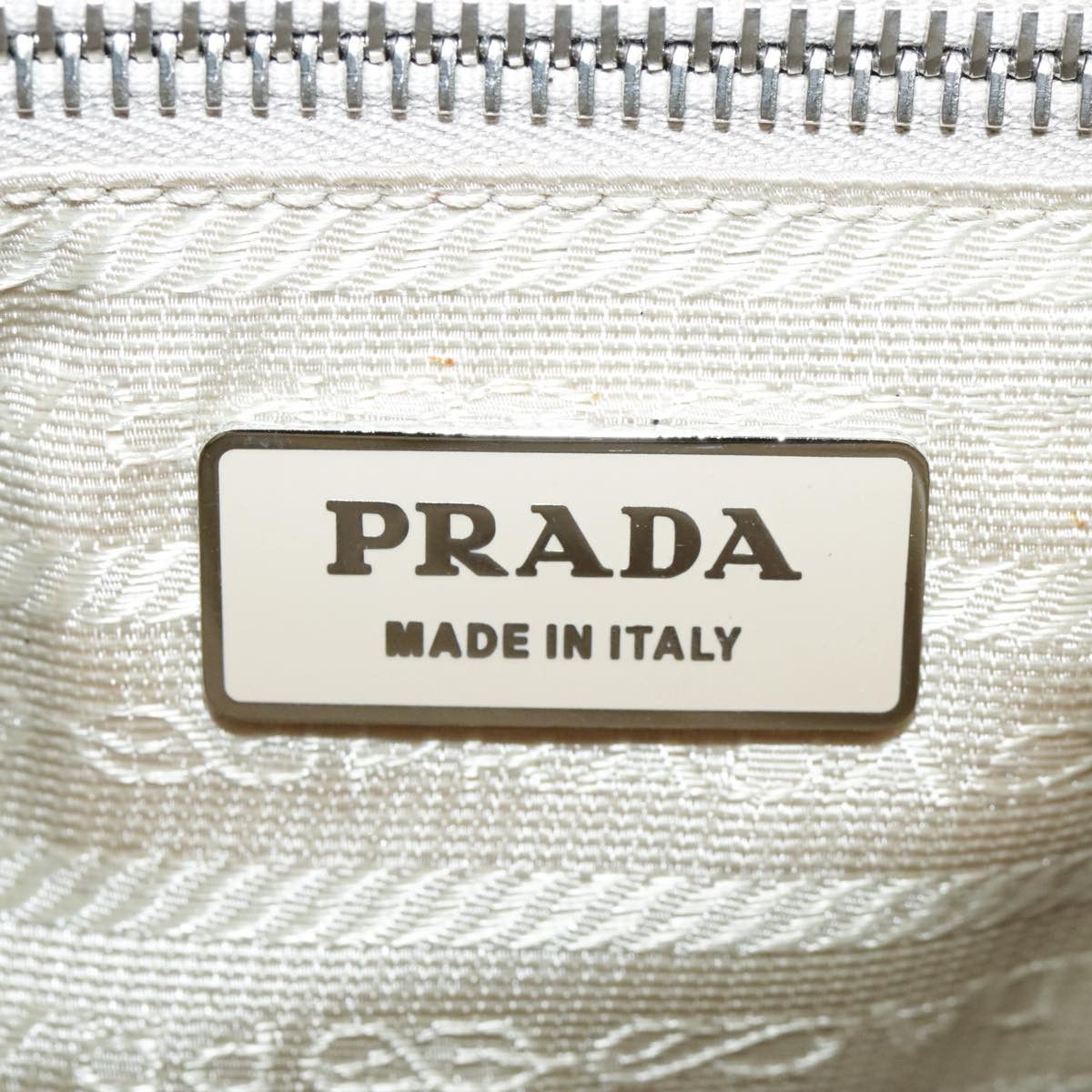 Prada Beige Canvas Shoulder Bag (Pre-Owned) Size ONE SIZE - 13 Thumbnail