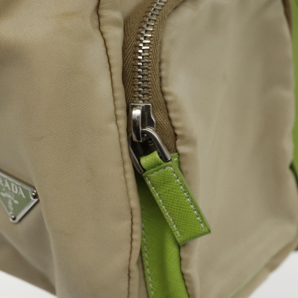 Prada Beige Canvas Shoulder Bag (Pre-Owned) Size ONE SIZE - 10 Thumbnail