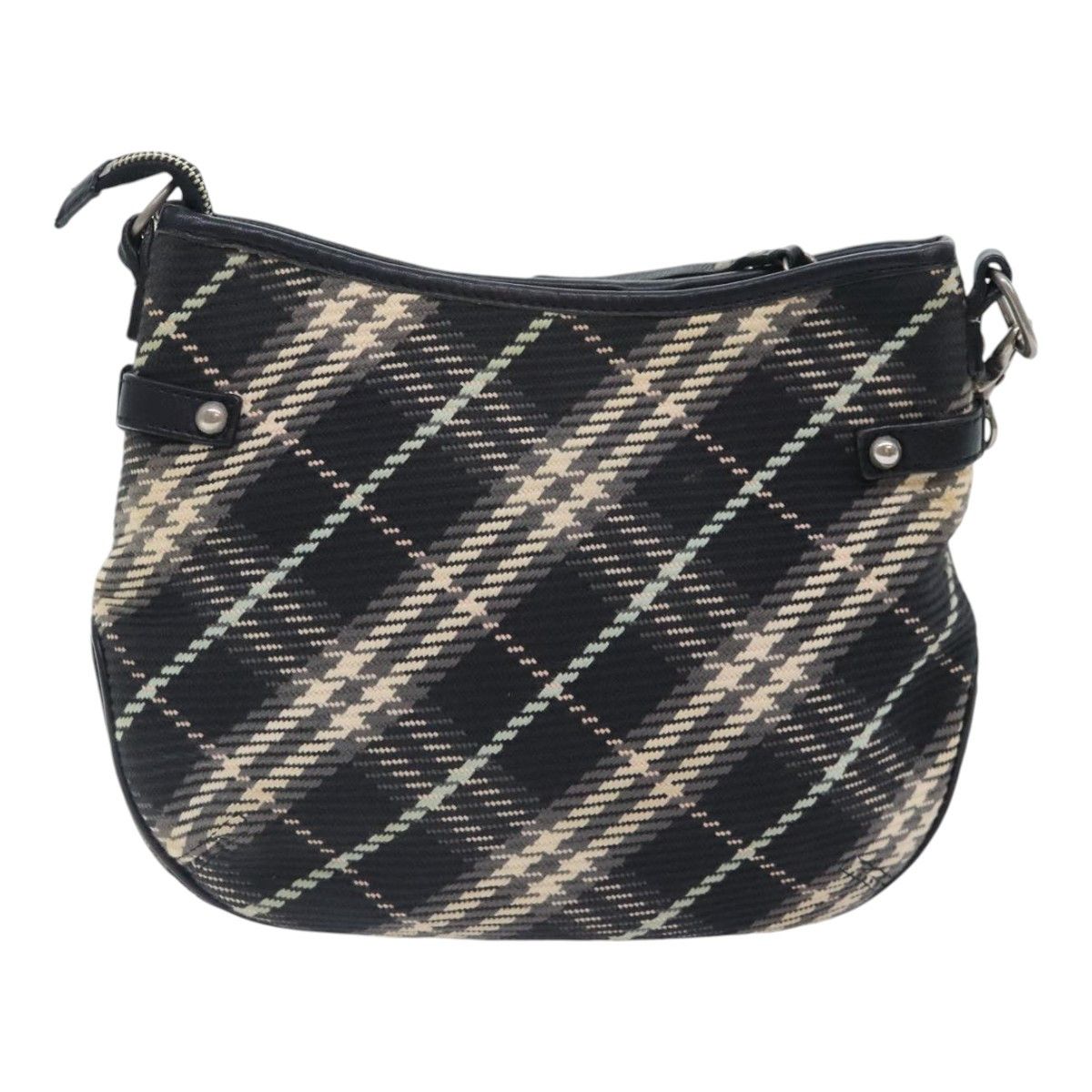 Burberry Nova Check Black Canvas Shoulder Bag (Pre-Owned) Size ONE SIZE - 2 Thumbnail