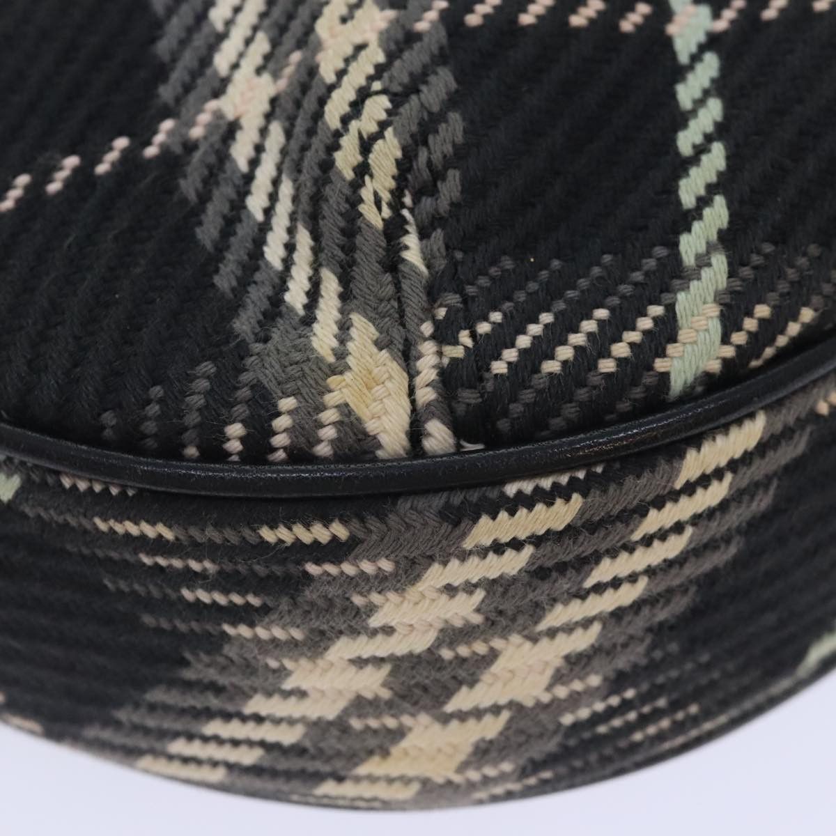 Burberry Nova Check Black Canvas Shoulder Bag (Pre-Owned) Size ONE SIZE - 10 Thumbnail