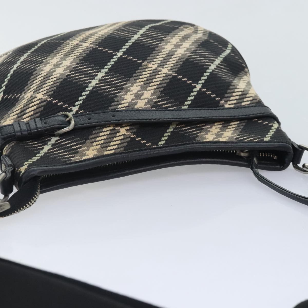 Burberry Nova Check Black Canvas Shoulder Bag (Pre-Owned) Size ONE SIZE - 17 Thumbnail