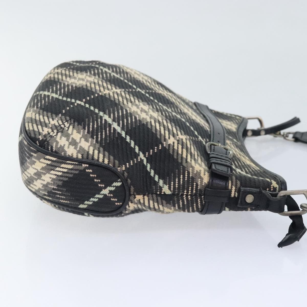 Burberry Nova Check Black Canvas Shoulder Bag (Pre-Owned) Size ONE SIZE - 3 Thumbnail