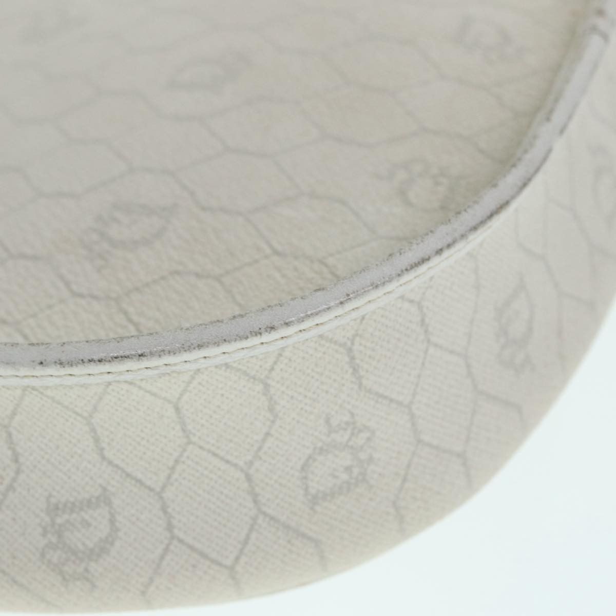 Dior Honeycomb White Canvas Shoulder Bag (Pre-Owned) Size ONE SIZE - 8 Thumbnail