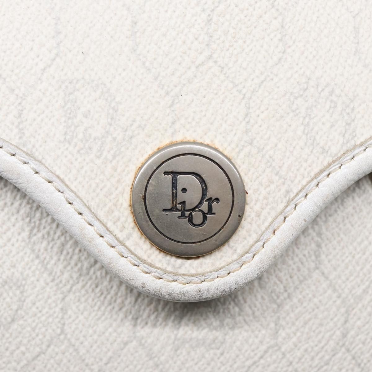 Dior Honeycomb White Canvas Shoulder Bag (Pre-Owned) Size ONE SIZE - 12 Thumbnail