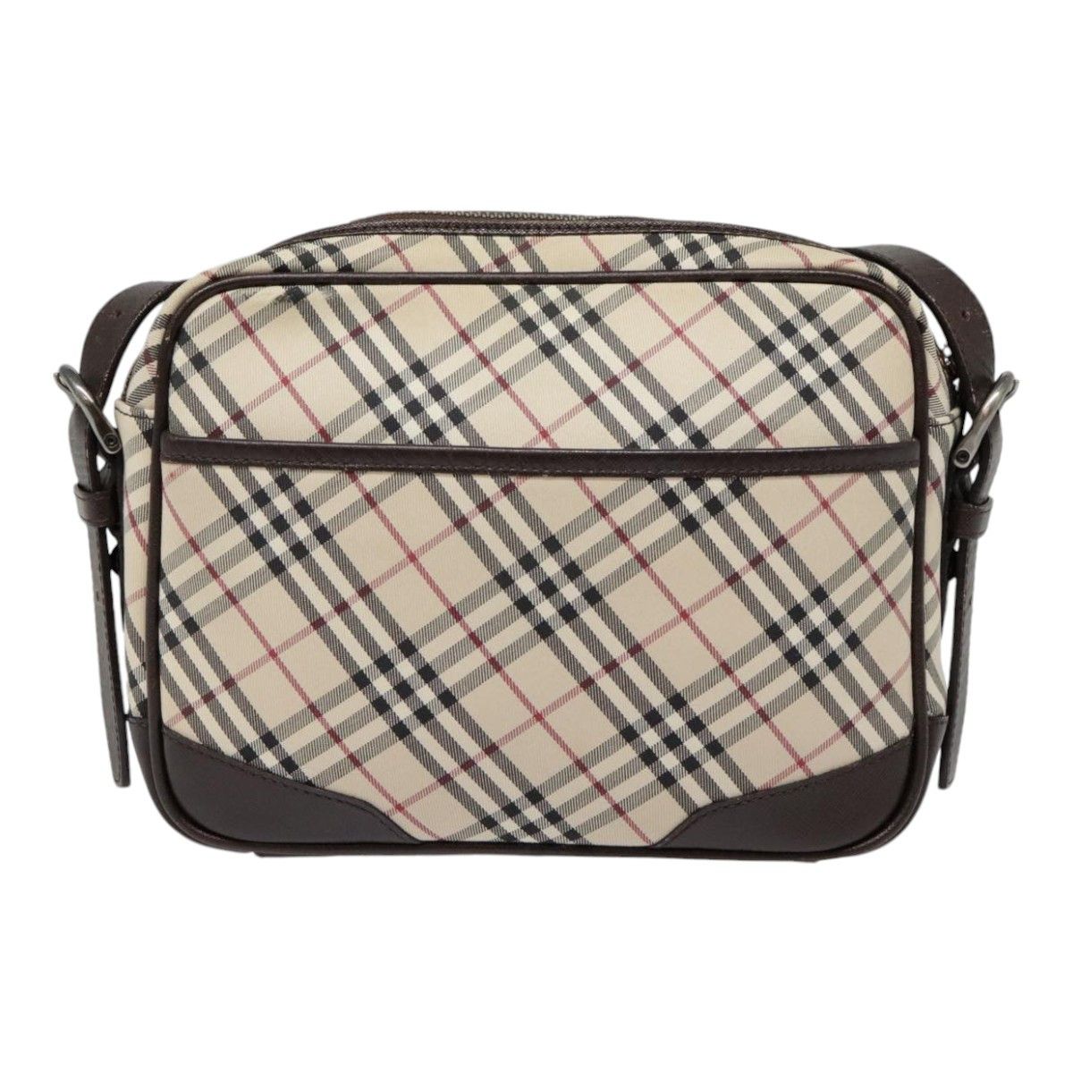 Burberry Nova Check Beige Canvas Shoulder Bag (Pre-Owned) Size ONE SIZE - 2 Thumbnail