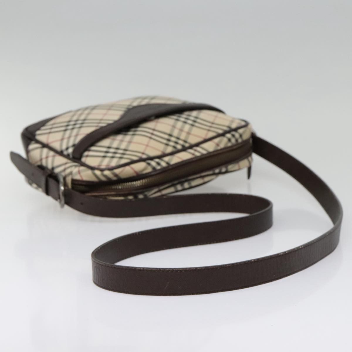 Burberry Nova Check Beige Canvas Shoulder Bag (Pre-Owned) Size ONE SIZE - 5 Thumbnail