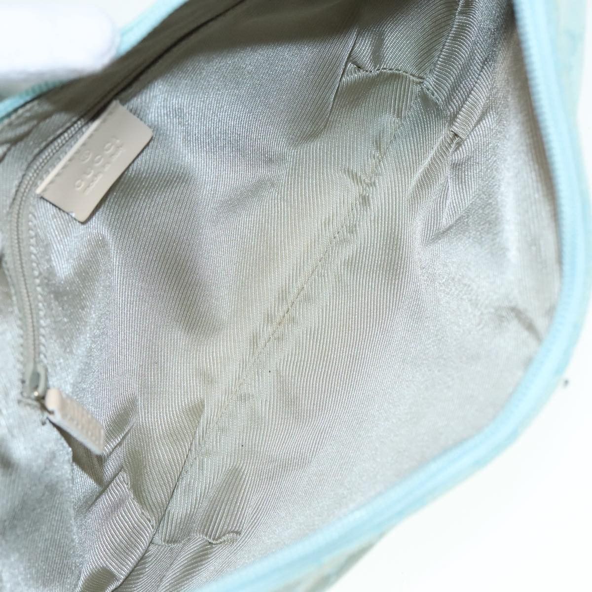Gucci Blue Canvas Shoulder Bag (Pre-Owned) Size ONE SIZE - 16 Thumbnail