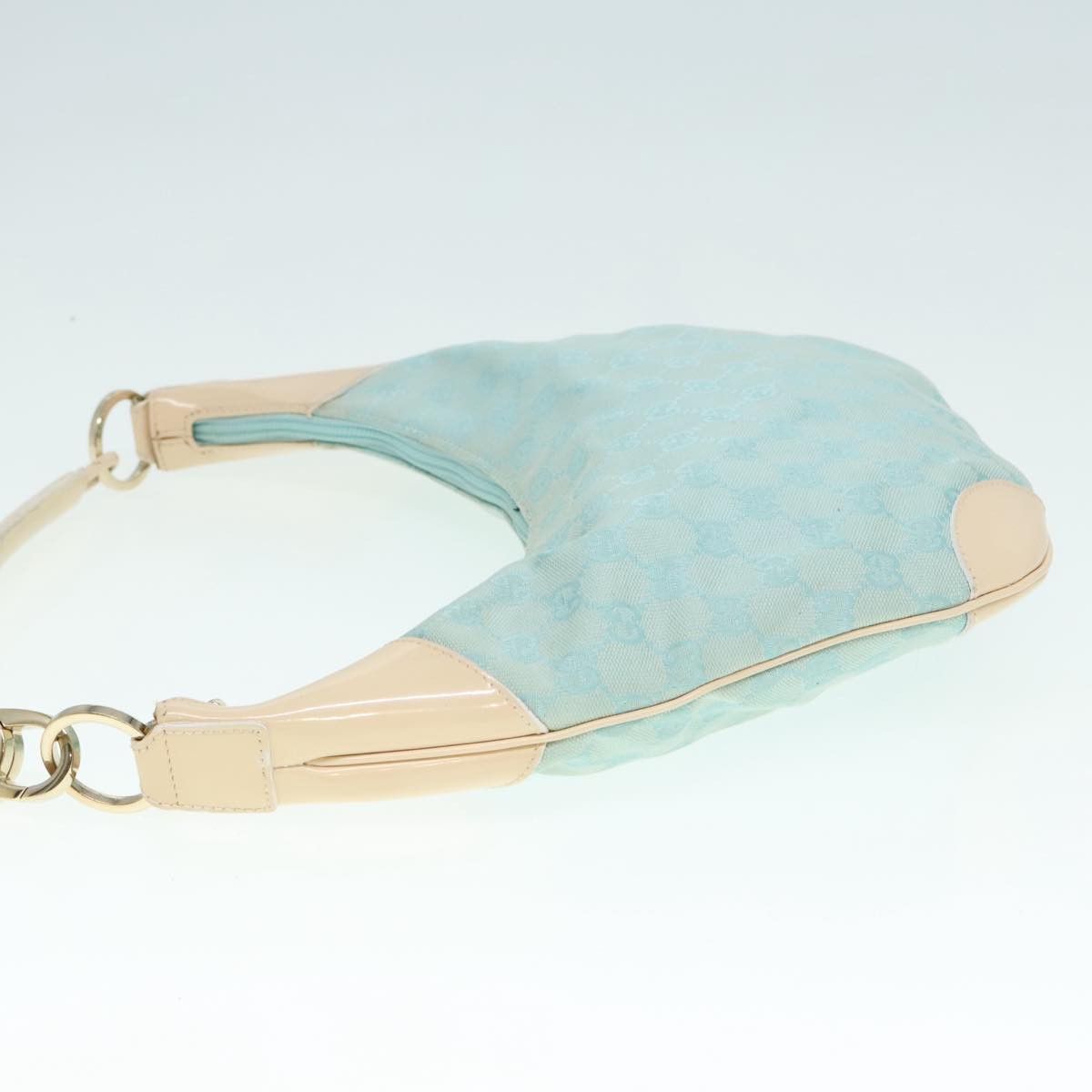 Gucci Blue Canvas Shoulder Bag (Pre-Owned) Size ONE SIZE - 4 Thumbnail