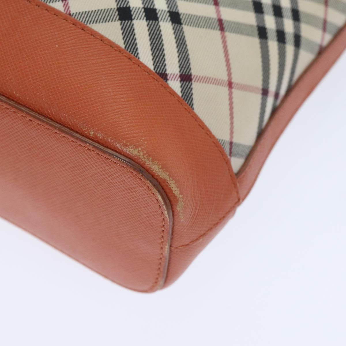 Burberry Nova Check Beige Canvas Shoulder Bag (Pre-Owned) Size ONE SIZE - 16 Thumbnail