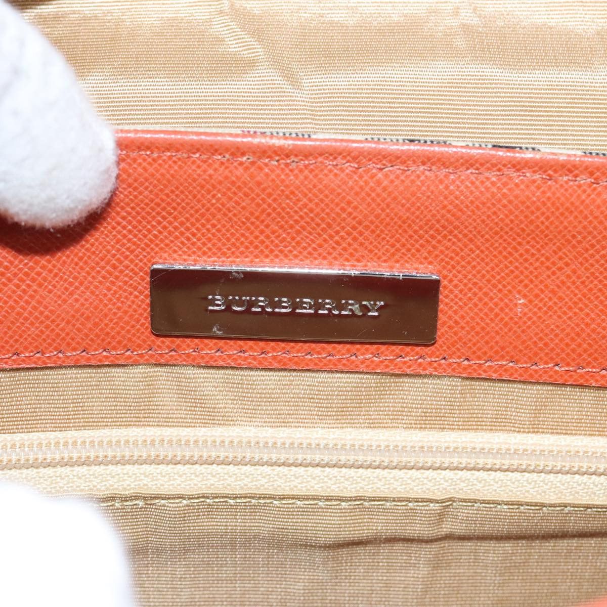 Burberry Nova Check Beige Canvas Shoulder Bag (Pre-Owned) Size ONE SIZE - 8 Thumbnail