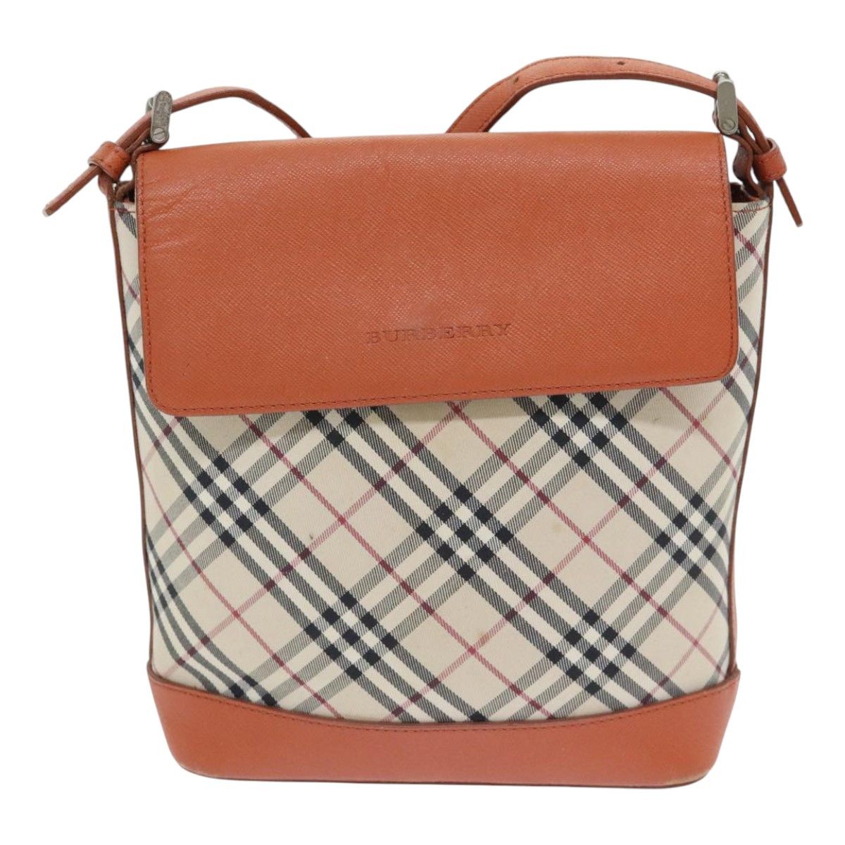 Burberry Nova Check Beige Canvas Shoulder Bag (Pre-Owned) Size ONE SIZE - 13 Thumbnail