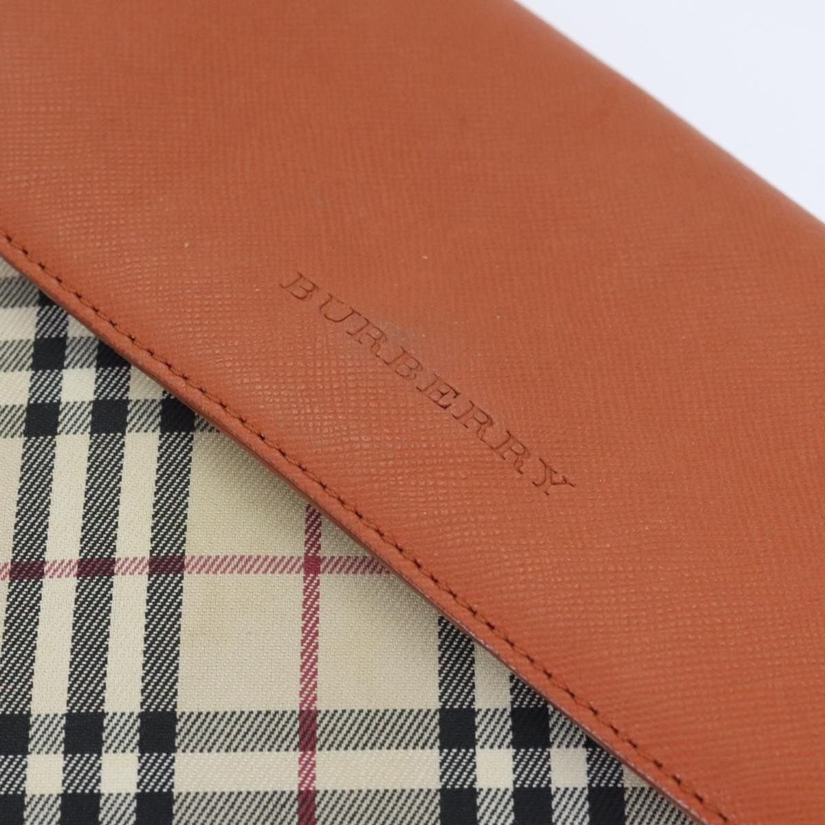 Burberry Nova Check Beige Canvas Shoulder Bag (Pre-Owned) Size ONE SIZE - 9 Thumbnail