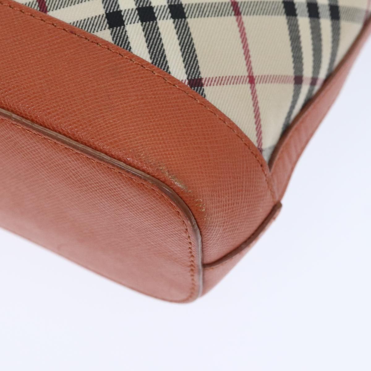 Burberry Nova Check Beige Canvas Shoulder Bag (Pre-Owned) Size ONE SIZE - 12 Thumbnail