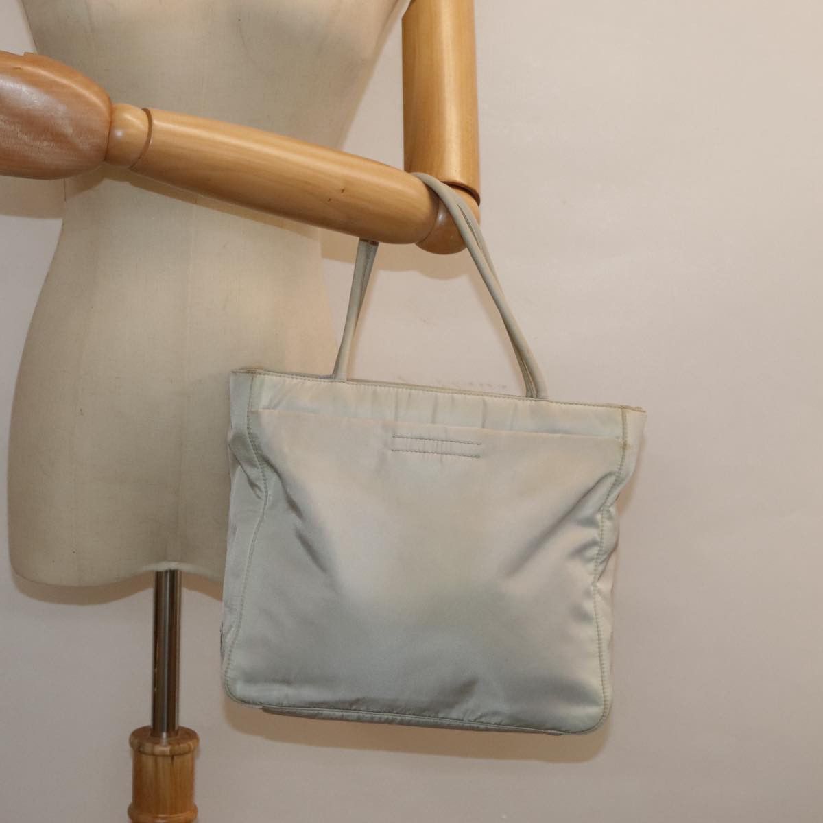 Prada Tessuto Grey Synthetic Tote Bag (Pre-Owned) Size ONE SIZE - 10 Thumbnail