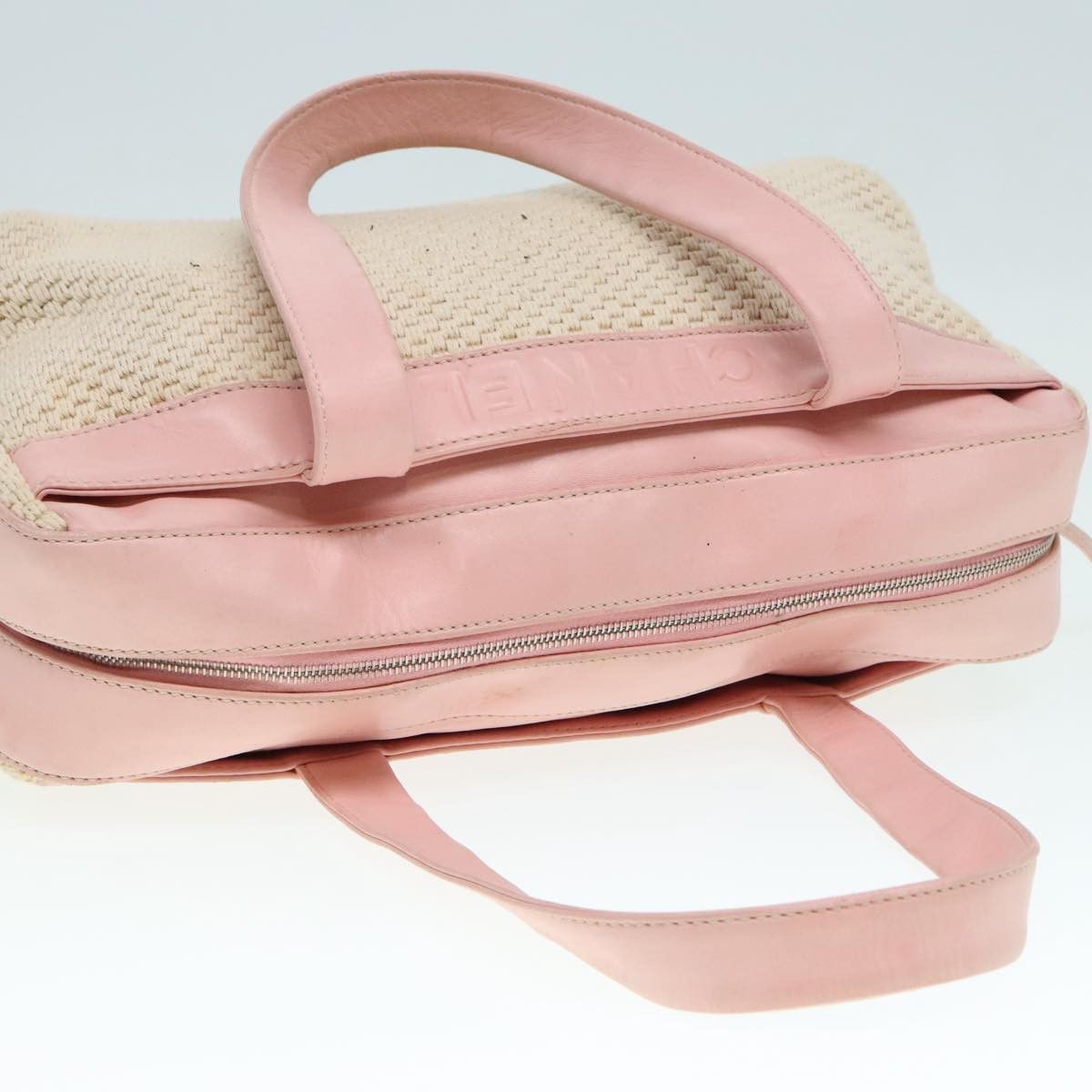 Chanel Beige Cotton Handbag (Pre-Owned) Size ONE SIZE - 15 Thumbnail