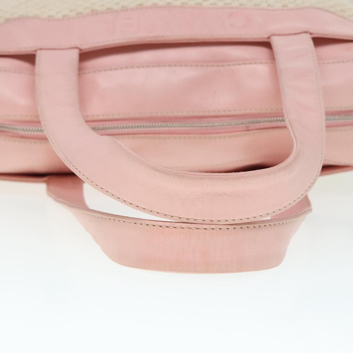 Chanel Beige Cotton Handbag (Pre-Owned) Size ONE SIZE - 4 Thumbnail