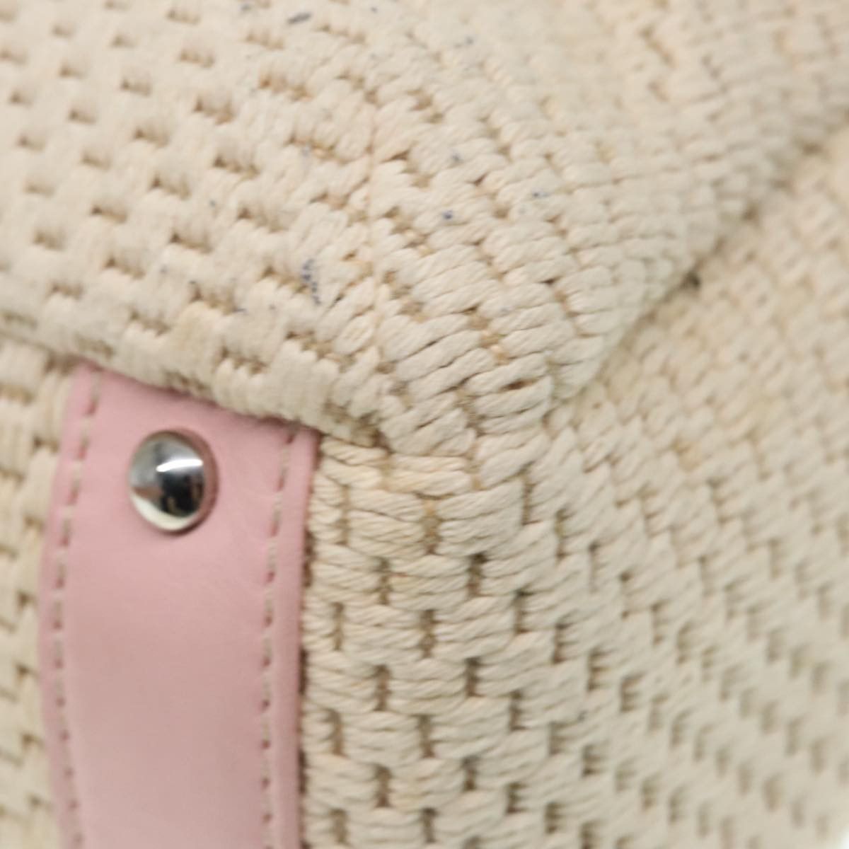 Chanel Beige Cotton Handbag (Pre-Owned) Size ONE SIZE - 18 Thumbnail