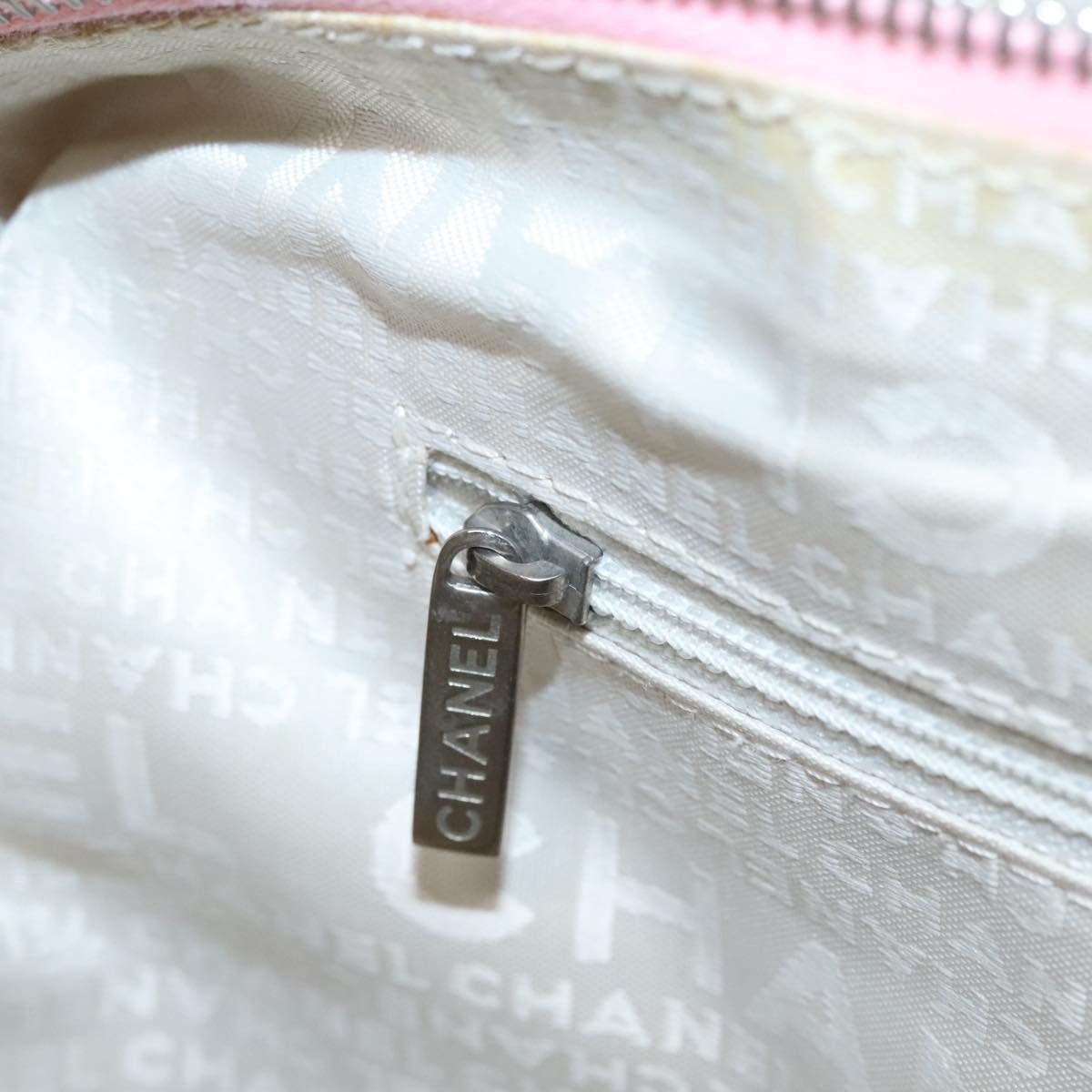 Chanel Beige Cotton Handbag (Pre-Owned) Size ONE SIZE - 6 Thumbnail