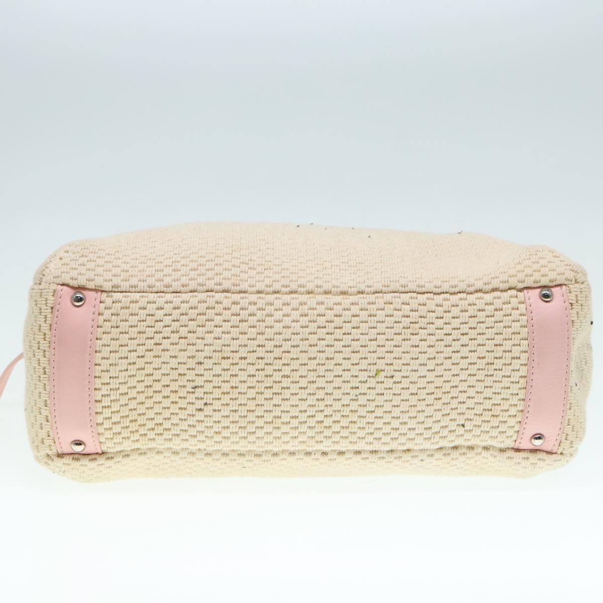 Chanel Beige Cotton Handbag (Pre-Owned) Size ONE SIZE - 5 Thumbnail