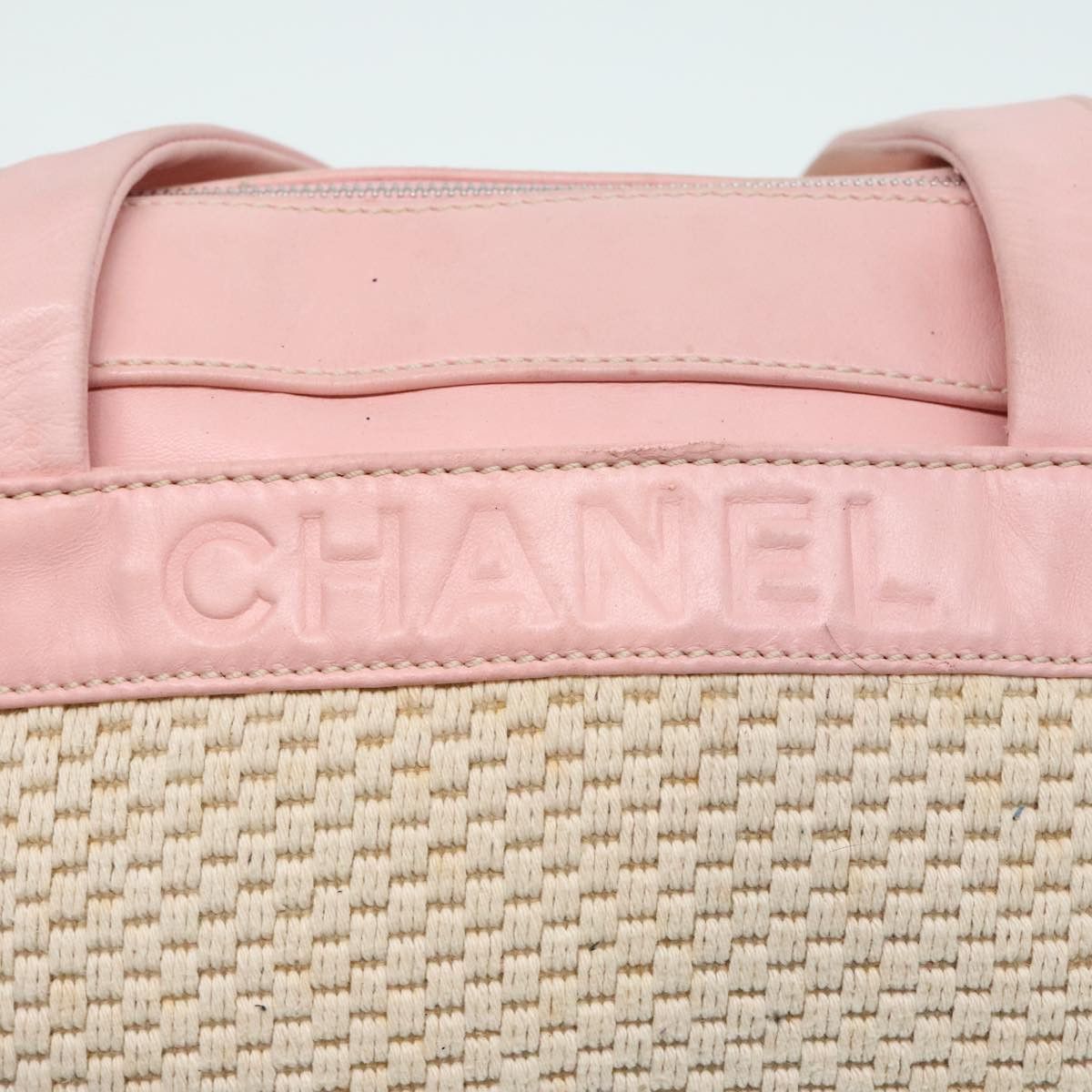 Chanel Beige Cotton Handbag (Pre-Owned) Size ONE SIZE - 20 Thumbnail