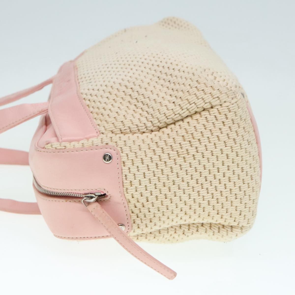 Chanel Beige Cotton Handbag (Pre-Owned) Size ONE SIZE - 3 Thumbnail