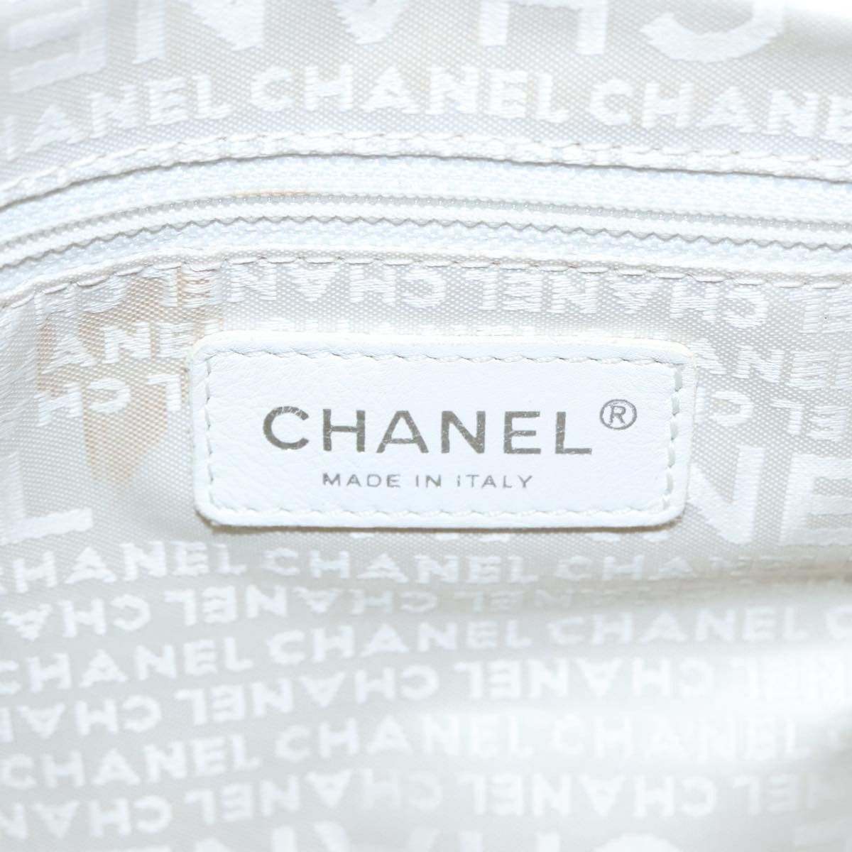 Chanel Beige Cotton Handbag (Pre-Owned) Size ONE SIZE - 8 Thumbnail