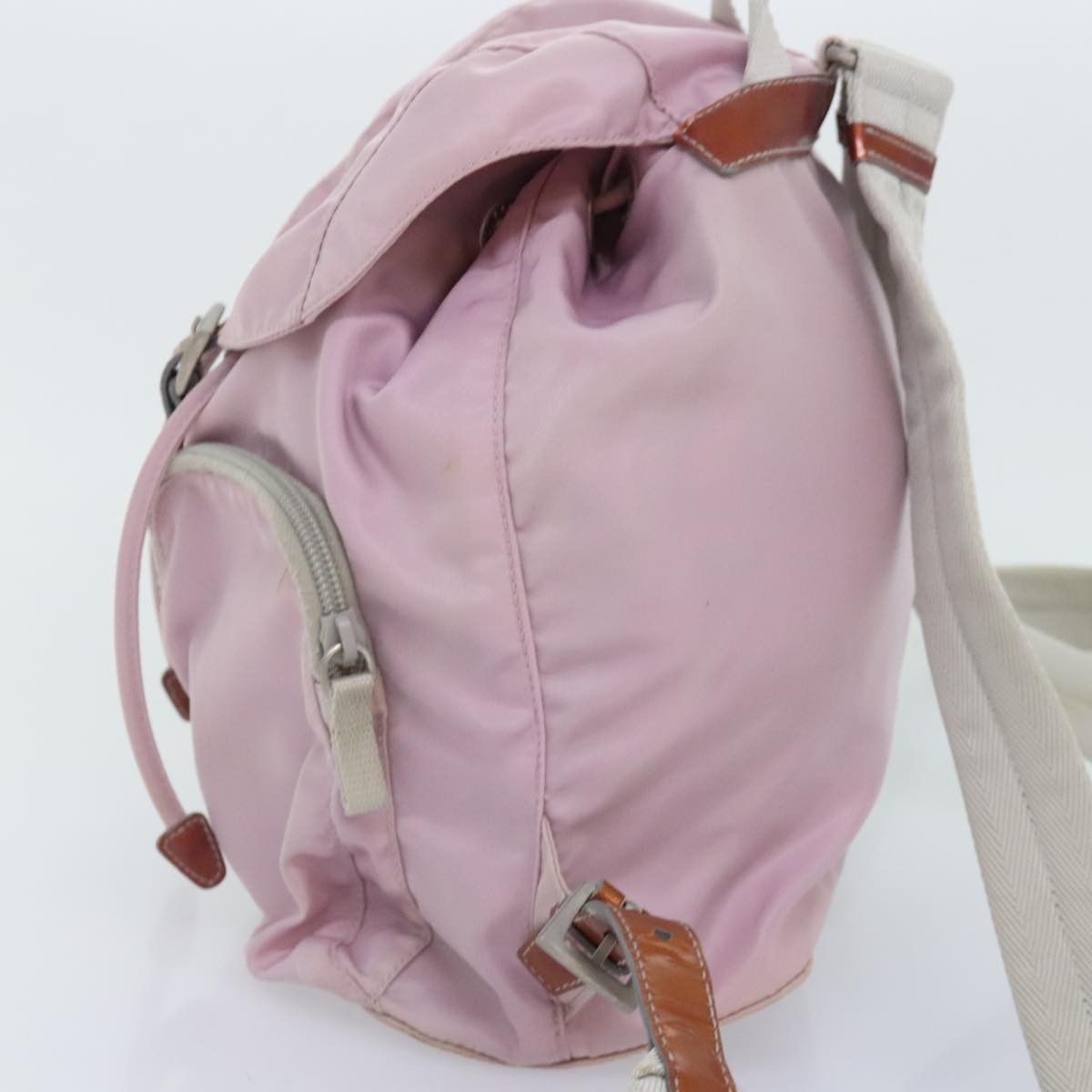 Prada Re-Nylon Pink Synthetic Backpack Bag (Pre-Owned) Size ONE SIZE - 3 Thumbnail