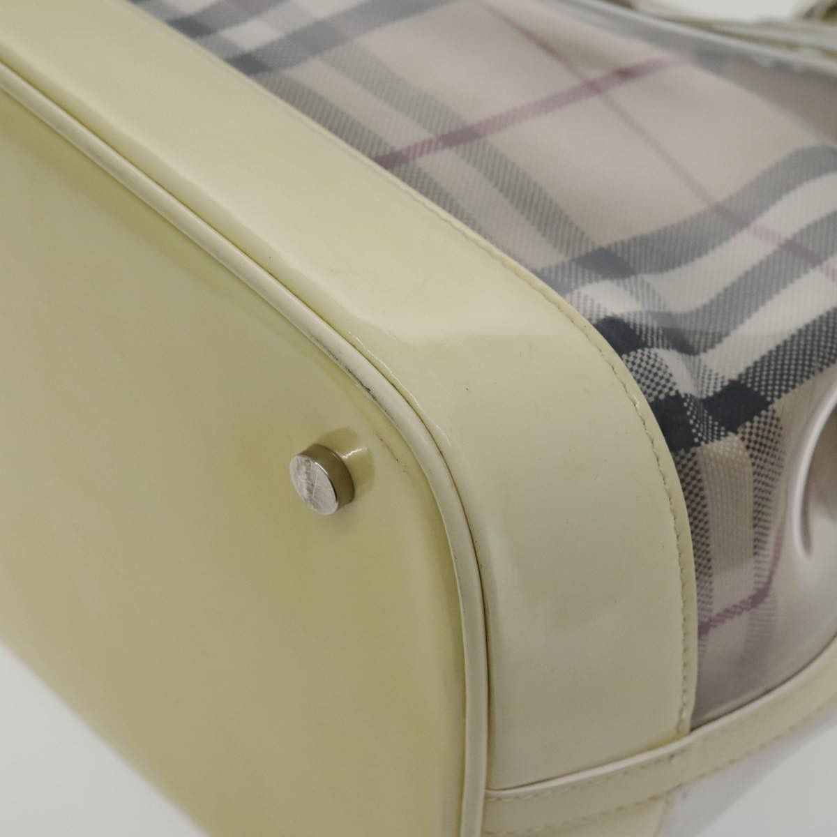 Burberry Nova Check Beige Vinyl Shoulder Bag (Pre-Owned) Size ONE SIZE - 8 Thumbnail