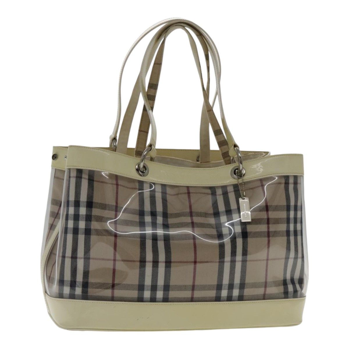 Burberry Nova Check Beige Vinyl Shoulder Bag (Pre-Owned) Size ONE SIZE - 16 Thumbnail
