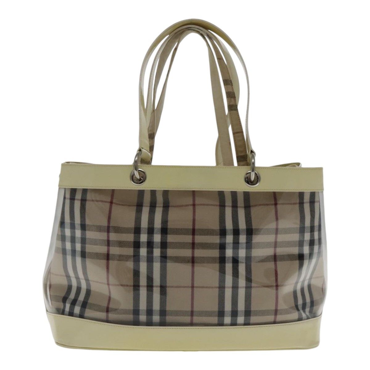 Burberry Nova Check Beige Vinyl Shoulder Bag (Pre-Owned) Size ONE SIZE - 2 Thumbnail