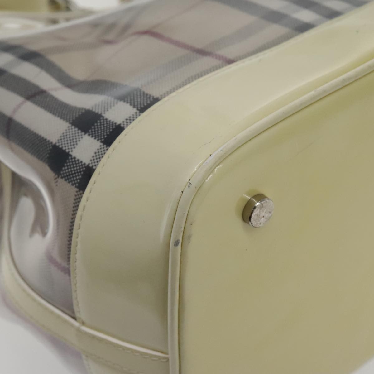 Burberry Nova Check Beige Vinyl Shoulder Bag (Pre-Owned) Size ONE SIZE - 7 Thumbnail
