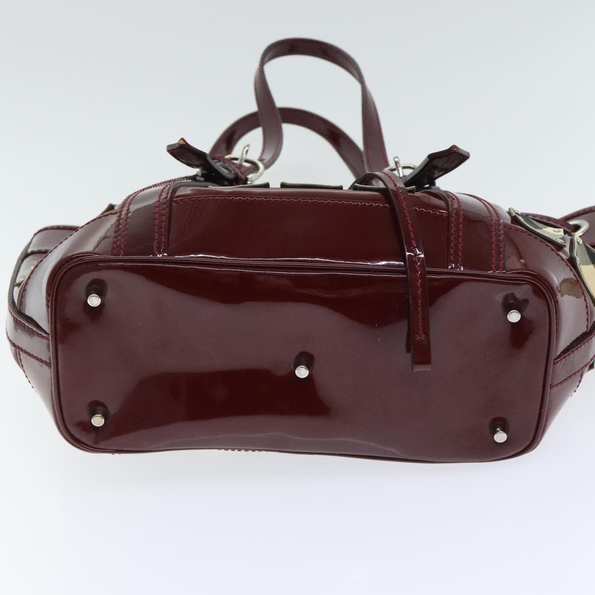 Burberry Red Patent Leather Handbag (Pre-Owned) Size ONE SIZE - 18 Thumbnail