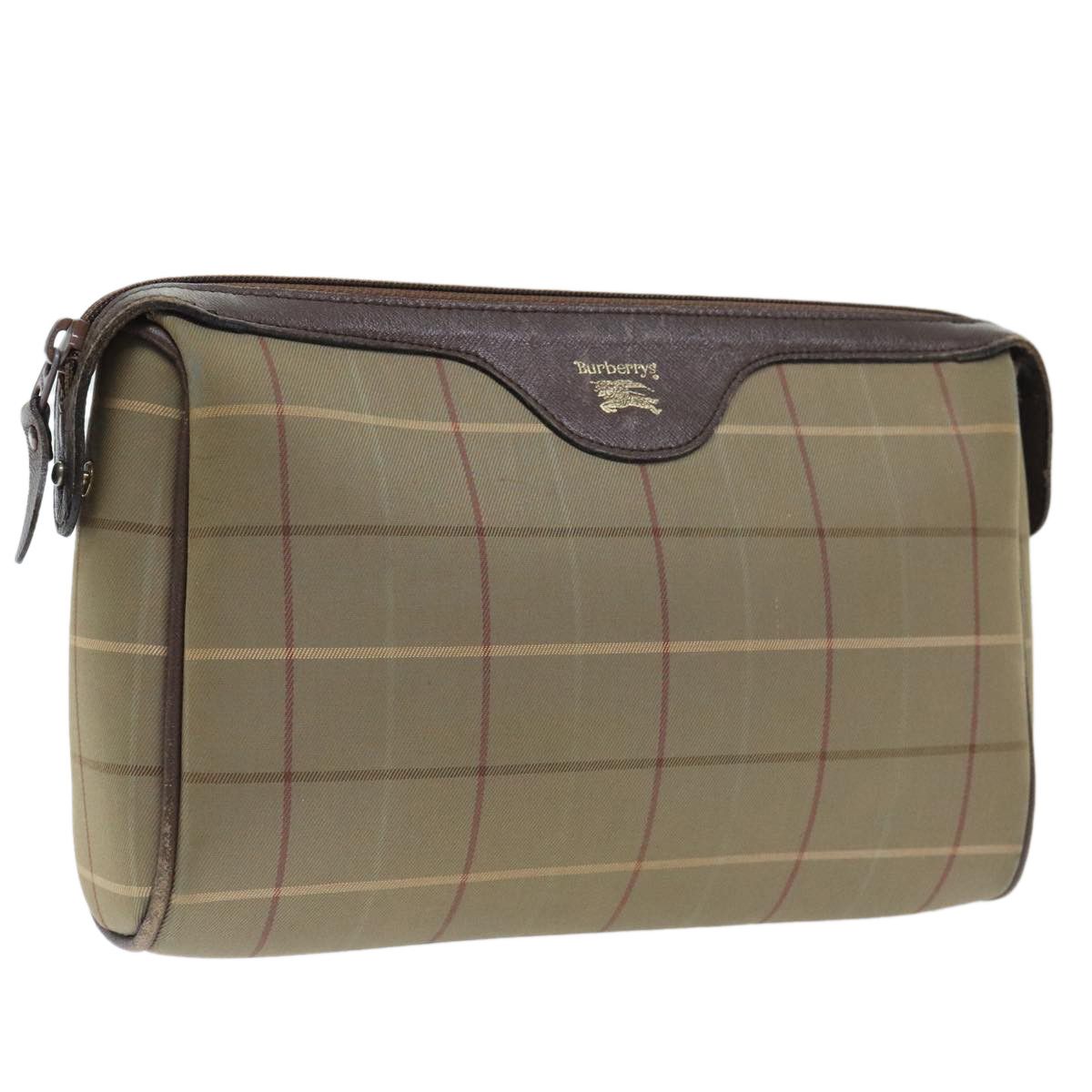 Burberry Nova Check Brown Canvas Clutch Bag (Pre-Owned) Size ONE SIZE - 15 Thumbnail