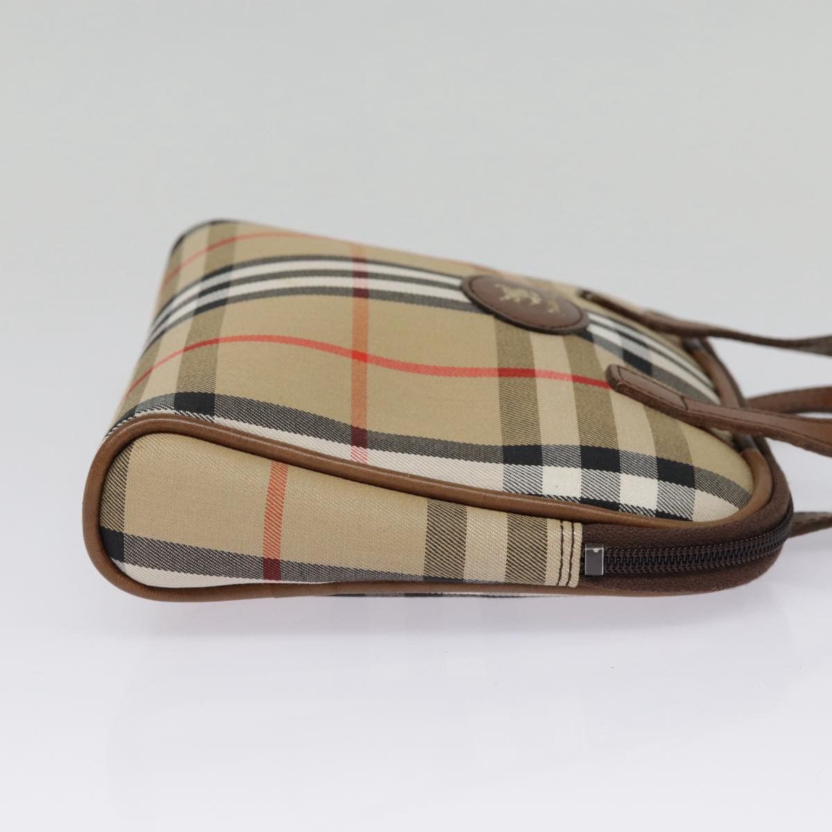 Burberry Nova Check Beige Canvas Handbag (Pre-Owned) Size ONE SIZE - 13 Thumbnail