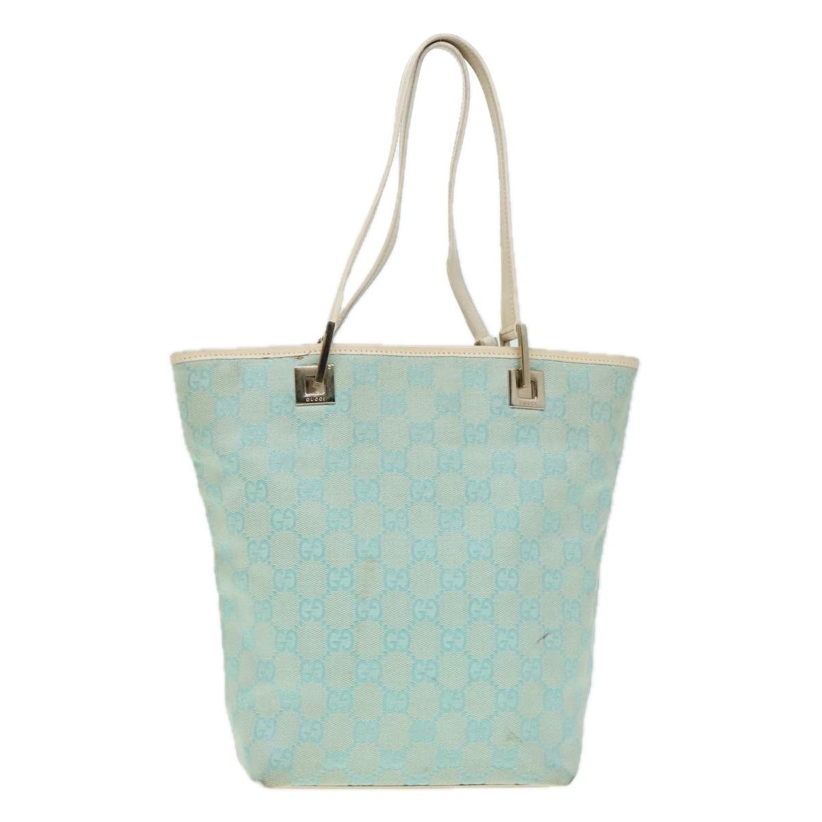 Gucci Blue Canvas Tote Bag (Pre-Owned) Size ONE SIZE - 2 Thumbnail