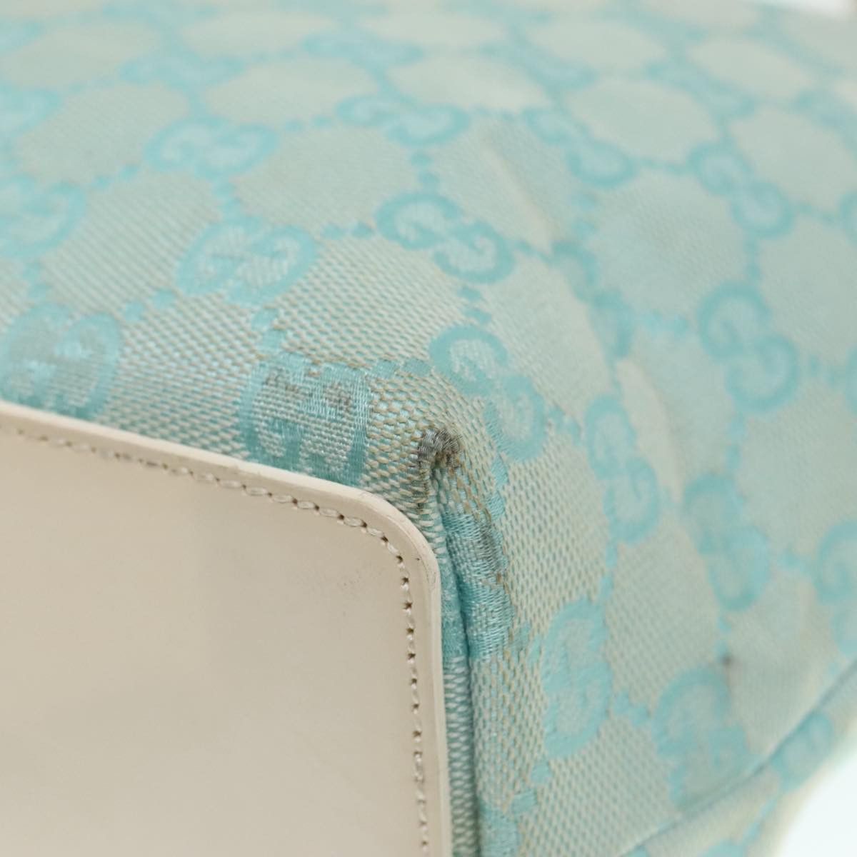 Gucci Blue Canvas Tote Bag (Pre-Owned) Size ONE SIZE - 7 Thumbnail