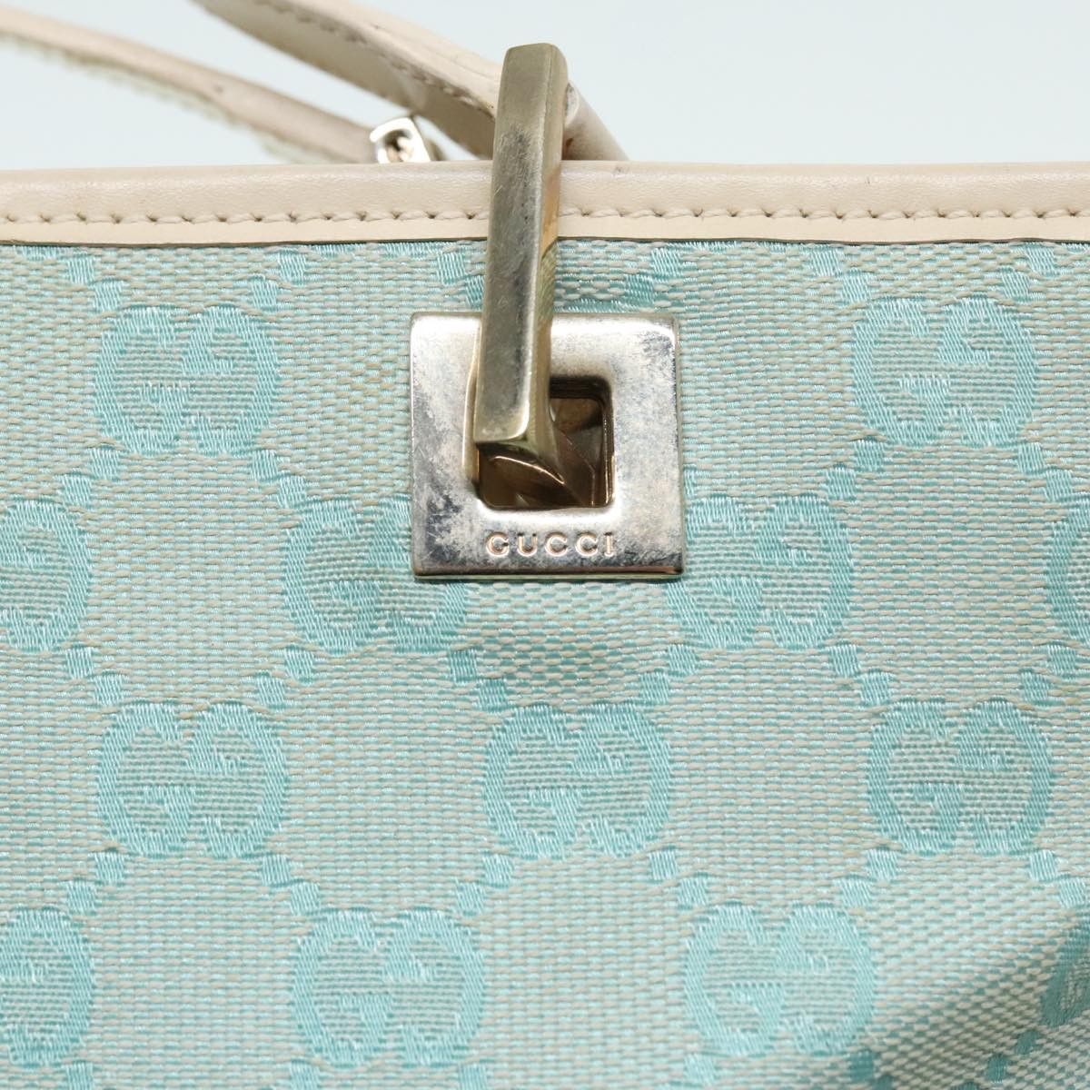 Gucci Blue Canvas Tote Bag (Pre-Owned) Size ONE SIZE - 11 Thumbnail