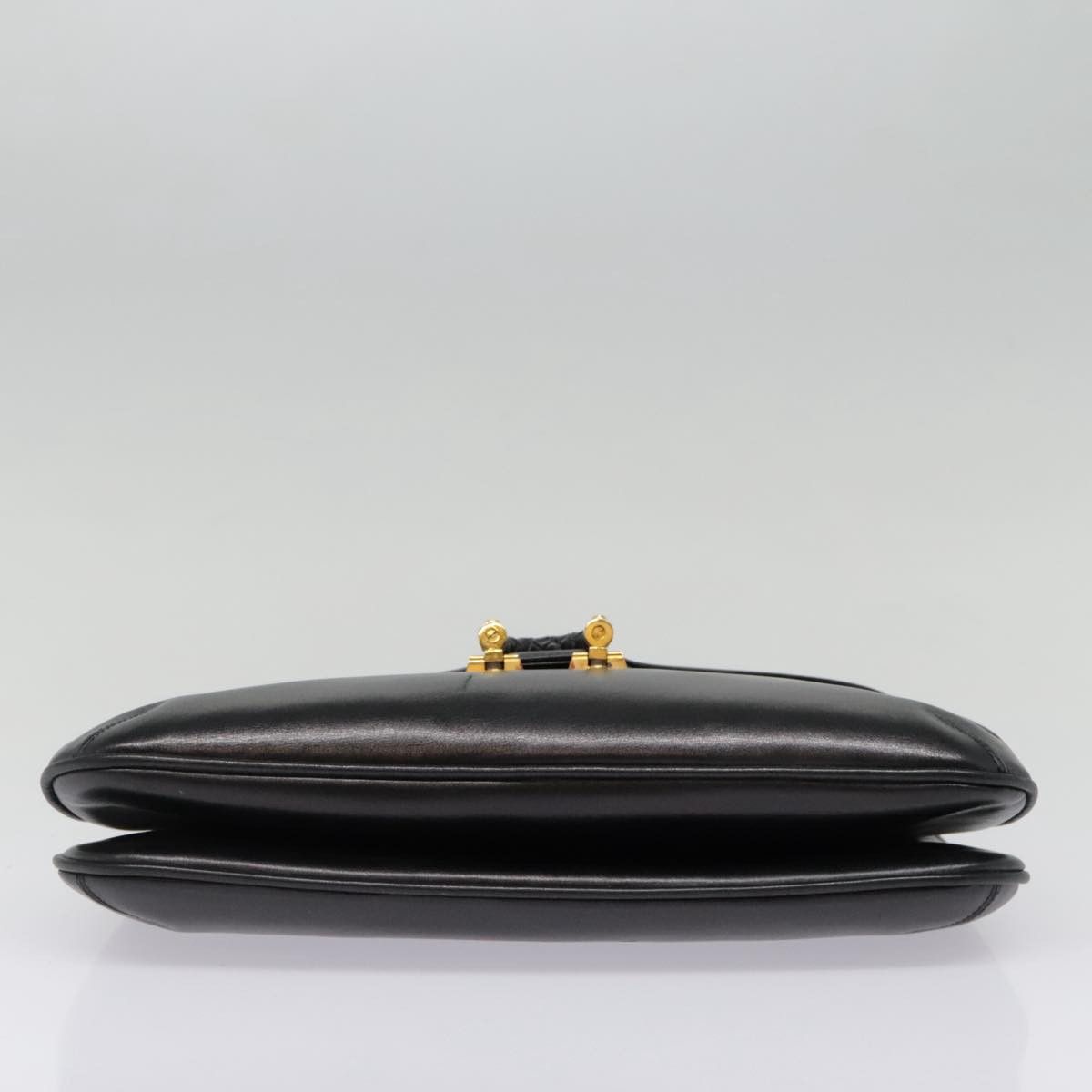 Gucci Horsebit Black Leather Shoulder Bag (Pre-Owned) Size ONE SIZE - 5 Thumbnail