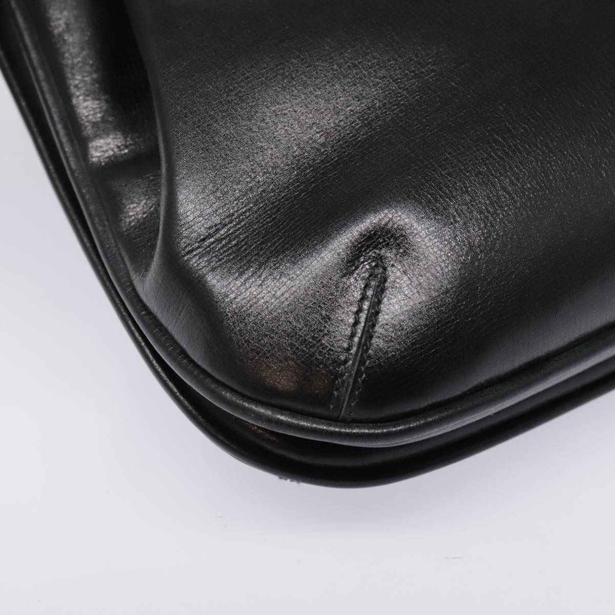 Gucci Horsebit Black Leather Shoulder Bag (Pre-Owned) Size ONE SIZE - 11 Thumbnail