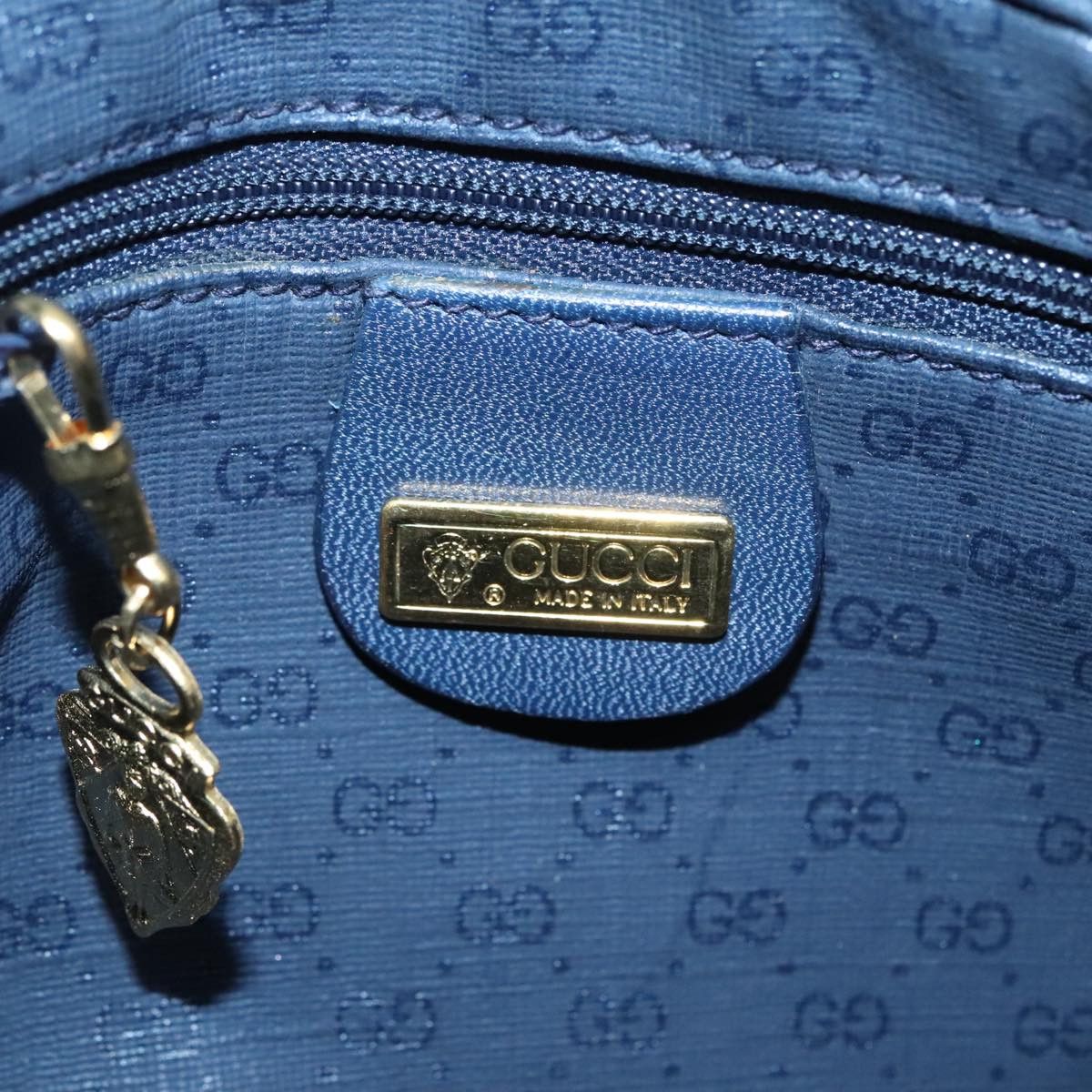 Gucci Gg Flora Navy Canvas Shoulder Bag (Pre-Owned) Size ONE SIZE - 15 Thumbnail