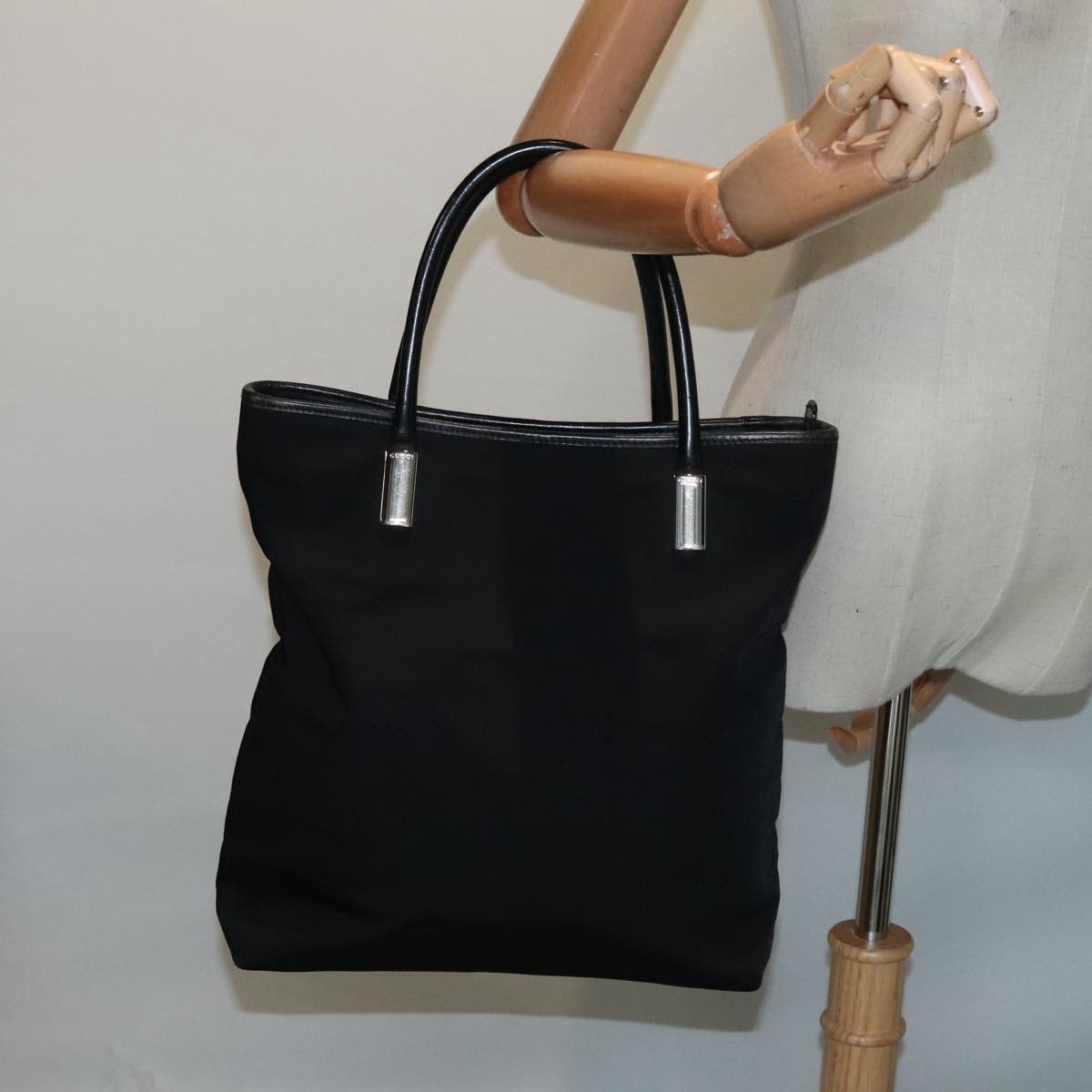 Gucci Black Canvas Tote Bag (Pre-Owned) Size ONE SIZE - 14 Thumbnail