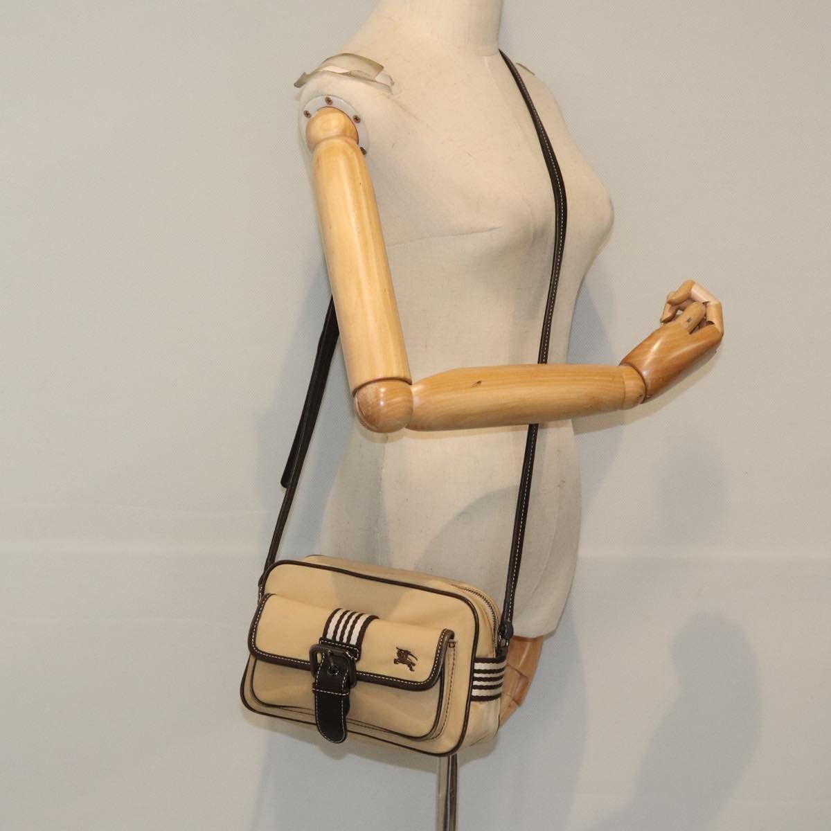 Burberry Blue Label Beige Canvas Shoulder Bag (Pre-Owned) Size ONE SIZE - 11 Thumbnail
