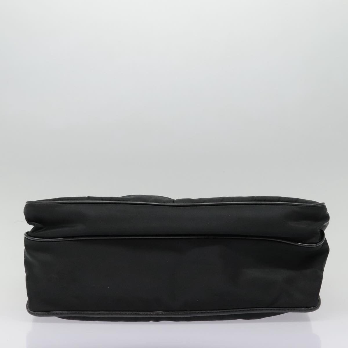 Prada Triangle Logo Black Synthetic Shoulder Bag (Pre-Owned) Size ONE SIZE - 18 Thumbnail