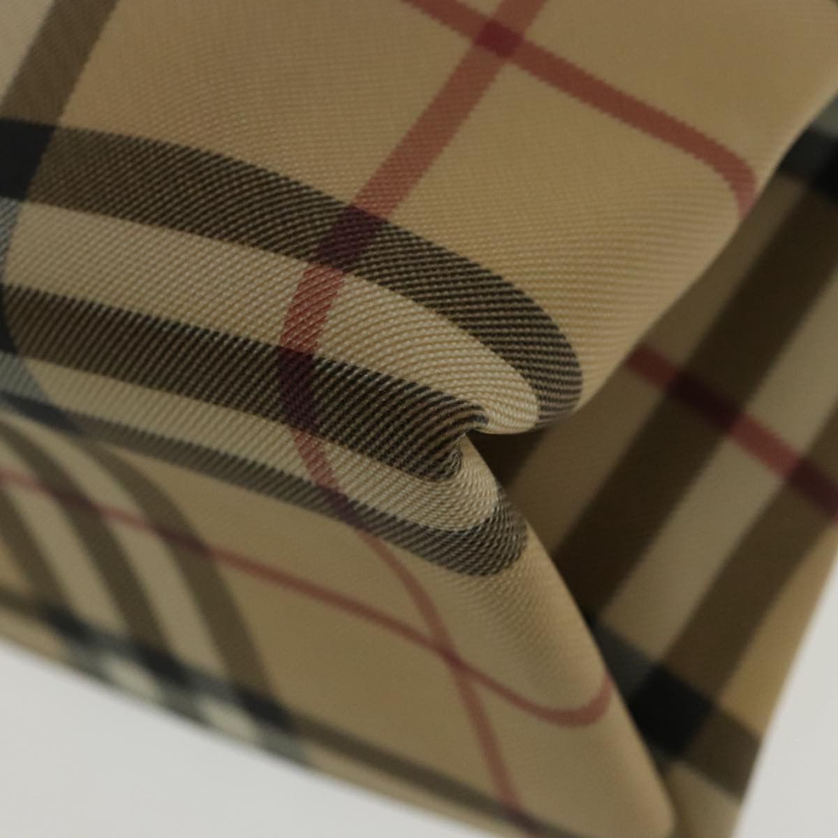 Burberry Nova Check Beige Canvas Handbag (Pre-Owned) Size ONE SIZE - 10 Thumbnail
