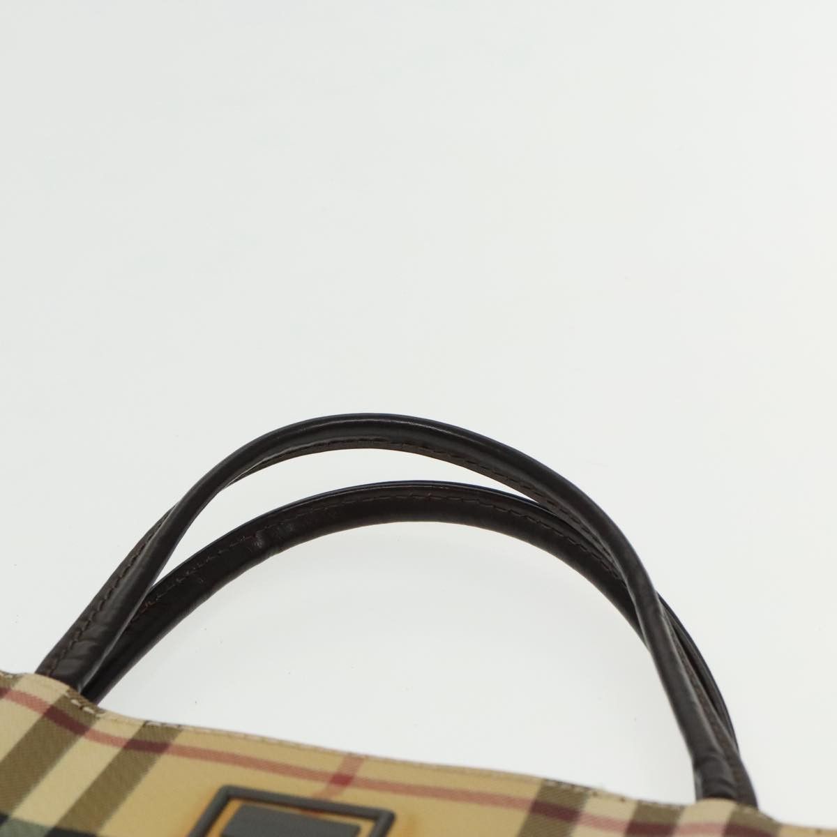 Burberry Nova Check Beige Canvas Handbag (Pre-Owned) Size ONE SIZE - 6 Thumbnail
